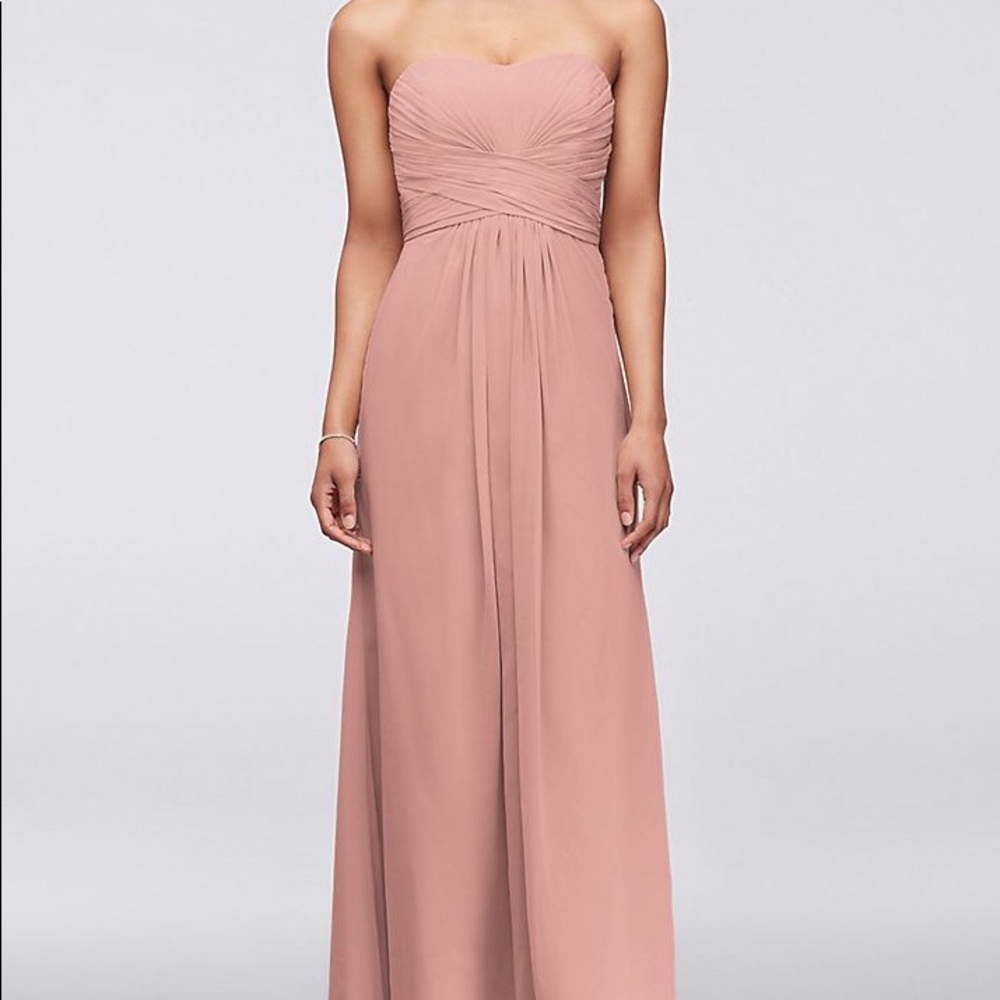 Blush David’s Bridal Dress Style #F1555